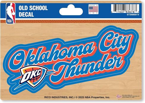 Rico Industries NBA Vintage Or Sketch Look 4" X 6" Decal in Kuwait