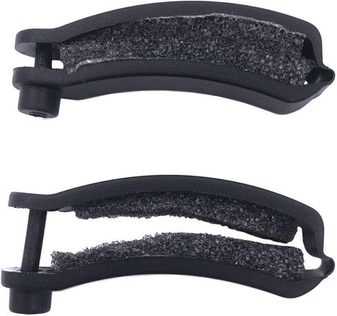 2Pcs Violin Mute Clamp On Strings Type Violin Muffler Plastic Violin Practice Silencer for 4 String Instrument Mute Replacement Parts Accessory in Saudi Arabia