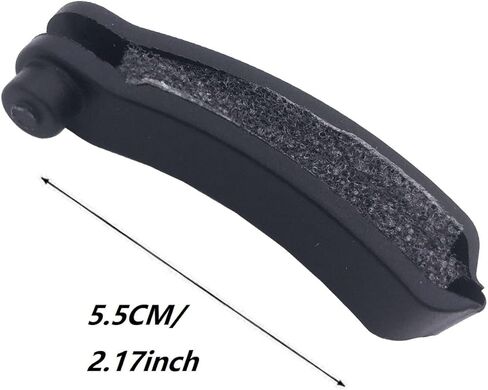 2Pcs Violin Mute Clamp On Strings Type Violin Muffler Plastic Violin Practice Silencer for 4 String Instrument Mute Replacement Parts Accessory in Saudi Arabia