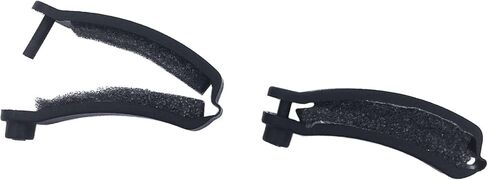 2Pcs Violin Mute Clamp On Strings Type Violin Muffler Plastic Violin Practice Silencer for 4 String Instrument Mute Replacement Parts Accessory in Saudi Arabia