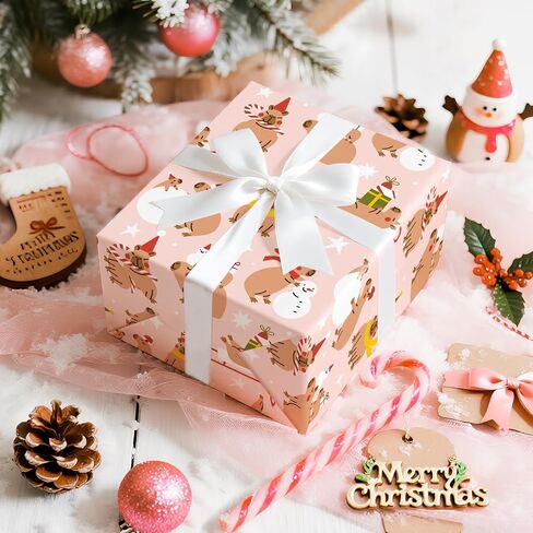 WRAPAHOLIC Capybara Wrapping Paper Roll - Mini Roll - 17 Inch x 16.5 Feet - Cute Capybara and Summer Fruits Design Perfect for Kids Birthday, Capybara Lover, Animal Lover in Kuwait