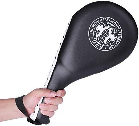 Taekwondo Kick Pad, Striking Pad Target Tae Kwon Do Karate Kickboxing Training TKD Kicking Pad Pract for Kickboxing Training Kwon Training Pad, Black, 15.4" x 7.7" x 2" in Saudi Arabia