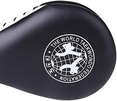 Taekwondo Kick Pad, Striking Pad Target Tae Kwon Do Karate Kickboxing Training TKD Kicking Pad Pract for Kickboxing Training Kwon Training Pad, Black, 15.4" x 7.7" x 2" in Saudi Arabia