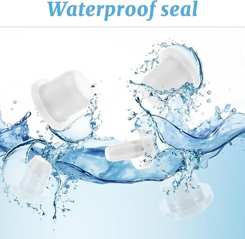 50 PCS Silicone Hole Plug 5 أحجام أسود مستدير Rubber Soft Soft Flights Plugs Broof Bulles Covers in Saudi Arabia