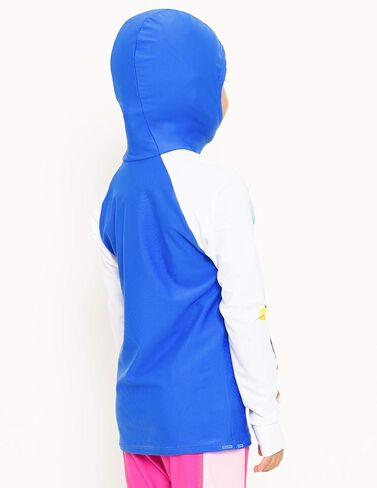 Tuga Boys Snorkel Hooded Rashguard ، Caribbean Fish Id ، UPF 50+ ، USA Made in Saudi Arabia