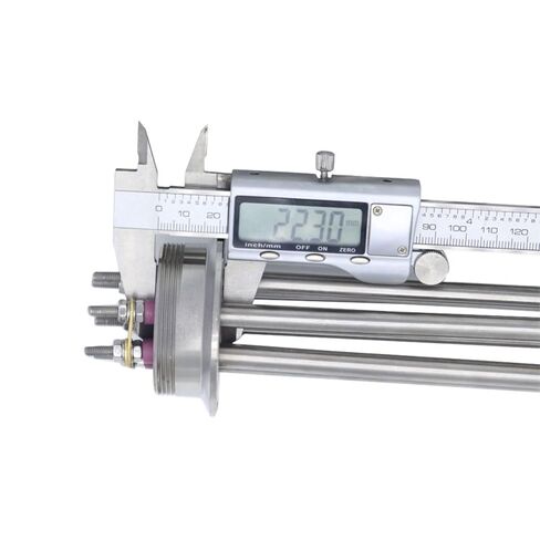 1pcs 3 المرحلة 2 عنصر تسخين مشبك ثلاثي (OD64) 380V 12 كيلو واط من الفولاذ المقاوم للصدأ من الفولاذ المقاوم للصدأ. in Kuwait