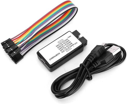 RiToEasysports USB Logic Analysis 24MHz High Speed 8 Channel Digital Pocket Size for Electronic Enthusiasts and Engineers for Memory in Saudi Arabia