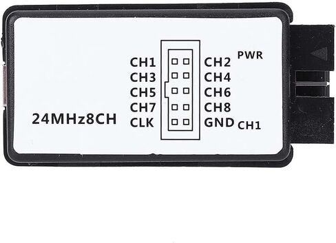RiToEasysports USB Logic Analysis 24MHz High Speed 8 Channel Digital Pocket Size for Electronic Enthusiasts and Engineers for Memory in Saudi Arabia