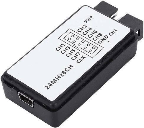 RiToEasysports USB Logic Analysis 24MHz High Speed 8 Channel Digital Pocket Size for Electronic Enthusiasts and Engineers for Memory in Saudi Arabia