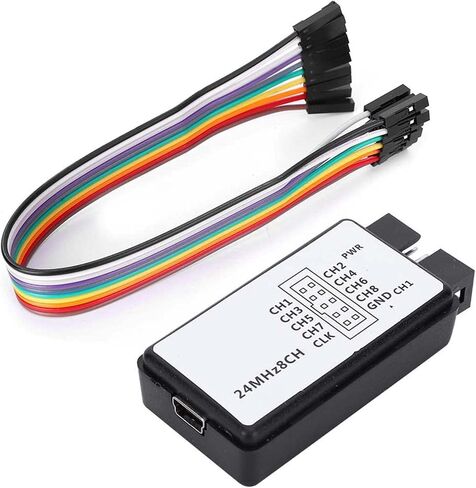 RiToEasysports USB Logic Analysis 24MHz High Speed 8 Channel Digital Pocket Size for Electronic Enthusiasts and Engineers for Memory in Saudi Arabia