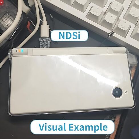 Game Console Charging Adapter, Type-C Interface for 3ds & NDSi & 2ds, with Anti-Loss Hanging Rope in Kuwait