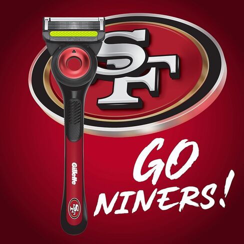 Gillette Labs Special NFL Chiefs Edition Shaving Razor for Men - 1 Handle, 1 Razor Blade Refill, Perfect for Game Day Grooming, GilletteLabs with Exfoliating Bar in Kuwait