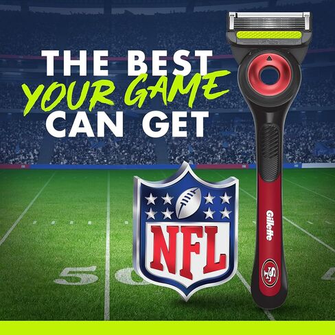 Gillette Labs Special NFL Chiefs Edition Shaving Razor for Men - 1 Handle, 1 Razor Blade Refill, Perfect for Game Day Grooming, GilletteLabs with Exfoliating Bar in Kuwait