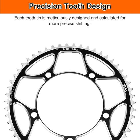 HARFINGTON Bike Chainring Set Round Narrow Wide Aluminum Chainring Chainwheel for Road Bike in Saudi Arabia
