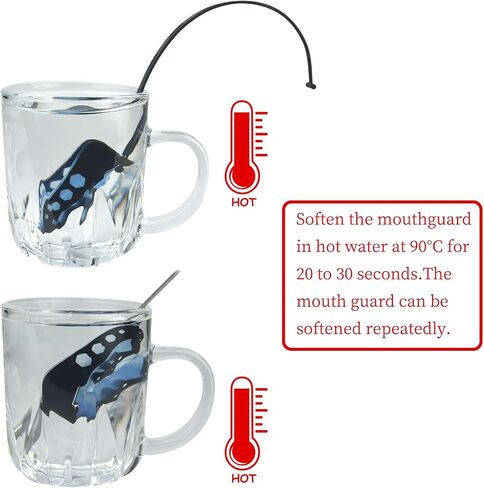 Football Mouthguard ، 4 حزمة من محافظات الفم مع حزام يناسب الشباب ، واردة الفم الرياضية الشباب والبالغين حارس الفم لكرة القدم ، والملاكمة ، و Taekwondo ، و Sanda ، وكرة السلة ، واللاكروس ، والرجبي مباريات (كبيرة) in Kuwait