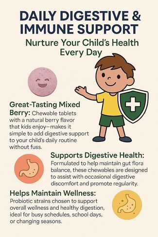 Raise Them Well Great Tasting Chewable Kids Vitamins - Multivitamin for Kids with All-Natural Colors, Flavors, and Sweeteners Includes Free Kids Vitamin PDF in Saudi Arabia