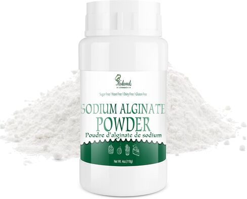 مسحوق الجينات الصوديوم 4 أوقية ، جينات الصوديوم النقية بنسبة 100 ٪ من أجل سماكة ، وكيل تلقائي من الدرجة الغذائية لصنع كرات كافيار فاخرة ، والآيس كريم ، وأكثر من ذلك ، ومثبت نباتي للخبز ، وغير المعدلة وراثيًا ونباتيًا in Kuwait