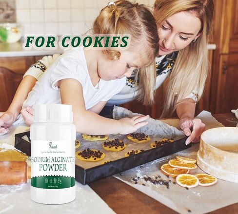 مسحوق الجينات الصوديوم 4 أوقية ، جينات الصوديوم النقية بنسبة 100 ٪ من أجل سماكة ، وكيل تلقائي من الدرجة الغذائية لصنع كرات كافيار فاخرة ، والآيس كريم ، وأكثر من ذلك ، ومثبت نباتي للخبز ، وغير المعدلة وراثيًا ونباتيًا in Kuwait