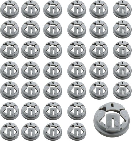 40PCS 3/8-1/2 Inch Push-in Cable Connectors, Non-Metallic Design for 1/2-inch Knockouts, Electrical Box Quick Installation Fittings (Black) in Saudi Arabia