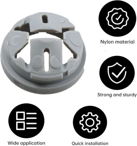 40PCS 3/8-1/2 Inch Push-in Cable Connectors, Non-Metallic Design for 1/2-inch Knockouts, Electrical Box Quick Installation Fittings (Black) in Saudi Arabia