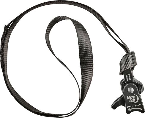 Nite Ize CamJam Ring Cord Tightener & 12" Webbing Sling - Features Pull-to-Tighten Lock & Quick-Release Lever - 240 lb Working Load Limit & 720 lb Break Strength - Fits Cords 2–5mm - Small in Saudi Arabia