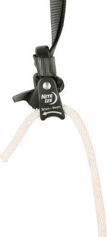 Nite Ize CamJam Ring Cord Tightener & 12" Webbing Sling - Features Pull-to-Tighten Lock & Quick-Release Lever - 240 lb Working Load Limit & 720 lb Break Strength - Fits Cords 2–5mm - Small in Saudi Arabia