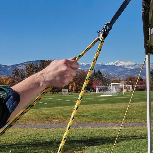 Nite Ize CamJam Ring Cord Tightener & 12" Webbing Sling - Features Pull-to-Tighten Lock & Quick-Release Lever - 240 lb Working Load Limit & 720 lb Break Strength - Fits Cords 2–5mm - Small in Saudi Arabia