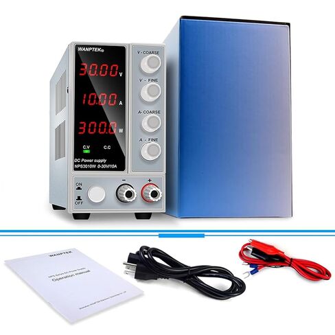 1PCS مزود الطاقة القابل للتعديل 60V 5A LED أرقام الجهد منظم التبديل مختبر مقعد إمداد الطاقة 30V 10A DIY (4 أرقام NPS306W) in Kuwait