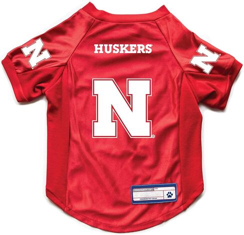 Littlearth NCAA Nebraska Cornhuskers Stretch Pet Jersey, X-Small in Saudi Arabia