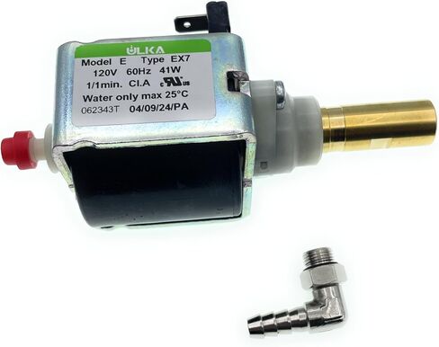 استبدال مضخة المياه MacMaxe لـ Tuttnauer Autoclave | RPI Part #TUP089 | OEM Part #PUM055-0005-1/1 Min. ON/OFF ، 120 فولت ، 60 هرتز ، 41W ، يشمل تركيب دوار كوع in Saudi Arabia