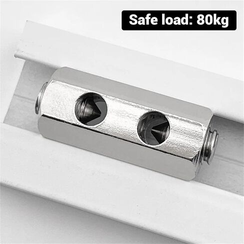 4mm Wire Rope Cable Clamp 4.2mm Double Hole Lock Large Size Durable Strong Bearing Capacity Send Allen Wrench 10/20/5pcs(4mm Clamp X10PCS) in Saudi Arabia