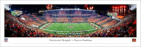 Cincinnati Bengals, Stripe - Unframed 40 x 13.5 Poster by Blakeway Panoramas in Saudi Arabia