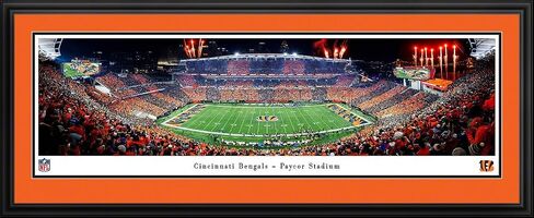 Cincinnati Bengals, Stripe - Unframed 40 x 13.5 Poster by Blakeway Panoramas in Saudi Arabia