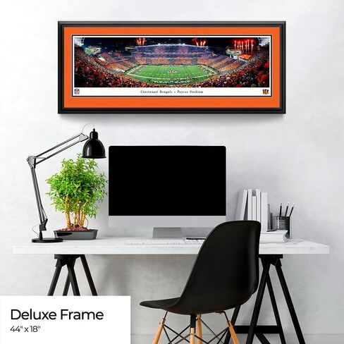 Cincinnati Bengals, Stripe - Unframed 40 x 13.5 Poster by Blakeway Panoramas in Saudi Arabia