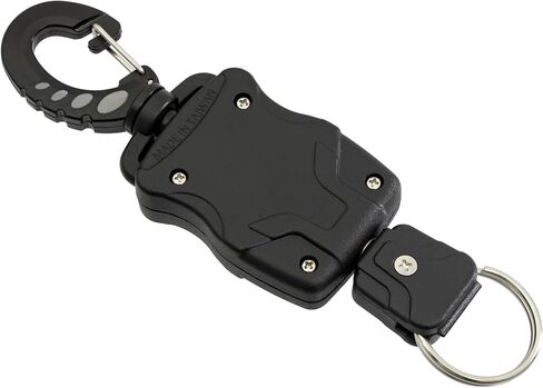 CRESSI Rectractable Lanyard BCD Accessories, Black in Saudi Arabia