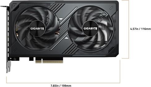 Gigabyte Geforce RTX 5060 Eagle OC ICE 8G Graphics Card ، 8GB 128-BIT GDDR7 ، PCIE 5.0 ، Windforce التبريد in Saudi Arabia