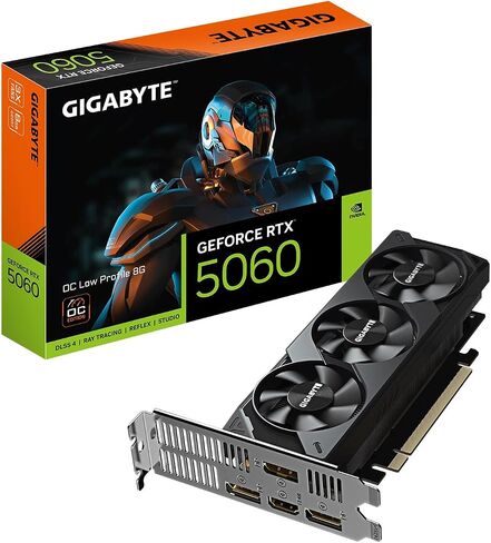 Gigabyte Geforce RTX 5060 Eagle OC ICE 8G Graphics Card ، 8GB 128-BIT GDDR7 ، PCIE 5.0 ، Windforce التبريد in Saudi Arabia