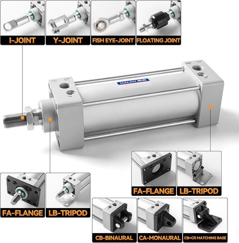 Foot Flange CB-100 for Foot Mounting Work for Pneumatic SC 100 Cylinder with 4 Screws in Kuwait