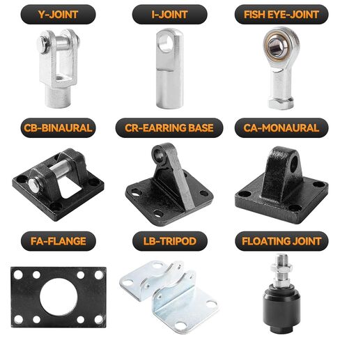 شفة القدم CB-100 لأعمال تركيب القدمين للأسطوانة الهوائية SC 100 مع 4 مسامير in Kuwait