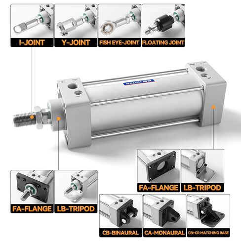 شفة القدم CB-100 لأعمال تركيب القدمين للأسطوانة الهوائية SC 100 مع 4 مسامير in Kuwait