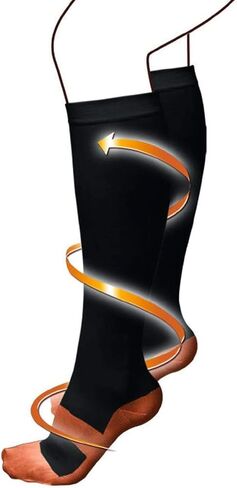 Extreme Fit 6-Pair Unisex Copper-Infused High-Energy Compression Socks in Kuwait