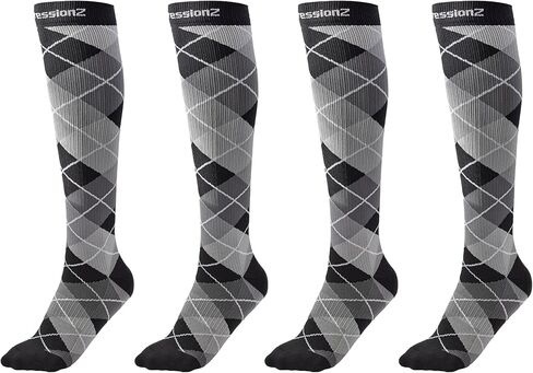 Compressionz 30-40 مم زئبق جوارب ضغط عالية الضغط الرجال والنساء | دعم جوارب السفر والممرضات والرياضيين in Kuwait