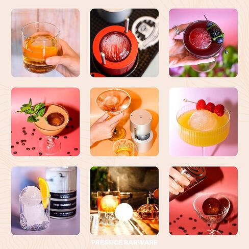 مجموعة Ice Press Kit - 2.3 "صانع كرات الجليد السريع - أمريكان مملوكة وتشغيلها - تشمل مكبس كرة الجليد والجليد - الألومنيوم من طراز الطائرات (سوداء) (أسود) in Saudi Arabia