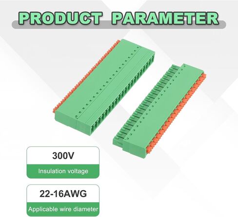 Meccanixity 1 مجموعة 14-Pin 3.81mm/0.15 "PITT PCB Mount Mount Terminal Block Conclats مستقيمة لا يوجد لحام 15EDGKN موصلات الذكور والإناث لصالح 22-16AWG in Kuwait