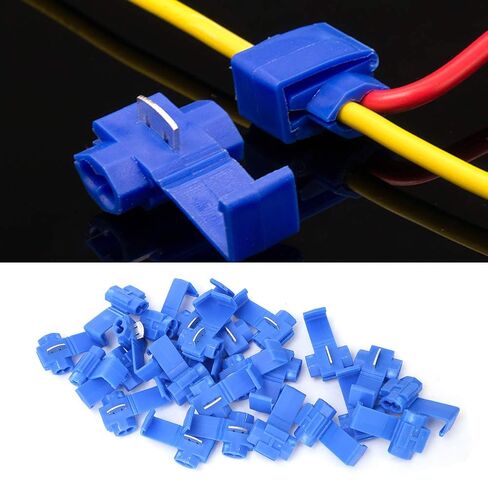 ywbl-wh 25pcs0.75-2.5mm مربع/AWG 14 إلى 18 أسلاك مقطع لحامت حلقة سلكية سريعة ، المسمار in Saudi Arabia