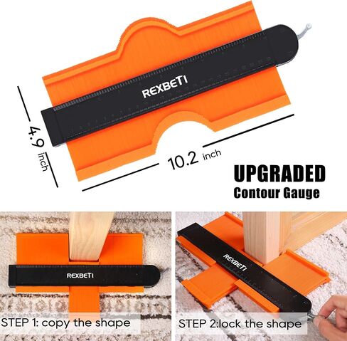 REXBETI Laminate Wood Flooring Installation Kit, LVP Installation Kit, Vinyl Flooring Tools - Tapping Block with Handle, Pull Bar, Double-Faced Mallet and Spacers in Saudi Arabia