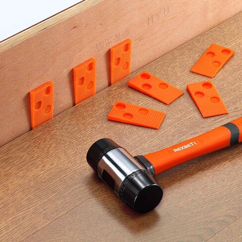REXBETI Laminate Wood Flooring Installation Kit, LVP Installation Kit, Vinyl Flooring Tools - Tapping Block with Handle, Pull Bar, Double-Faced Mallet and Spacers in Saudi Arabia