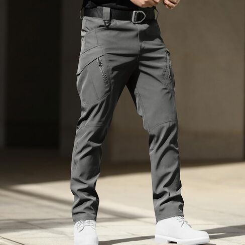Cargo Pants for Men Relaxed Fit Stretch Waterproof Work Pant Outdoor Joggers Hiking Sweatpants with Multi Pockets in Saudi Arabia