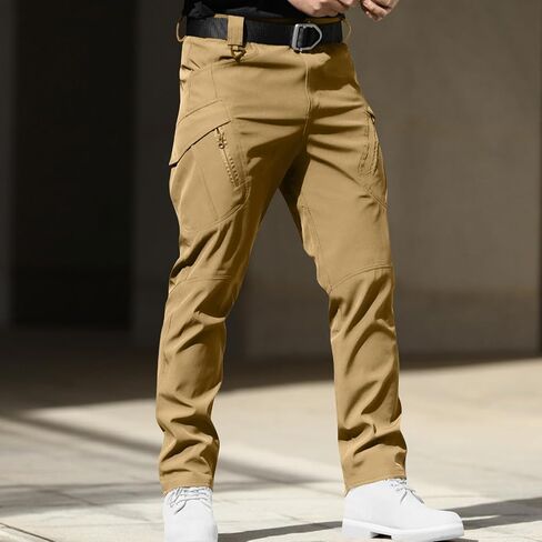Cargo Pants for Men Relaxed Fit Stretch Waterproof Work Pant Outdoor Joggers Hiking Sweatpants with Multi Pockets in Saudi Arabia