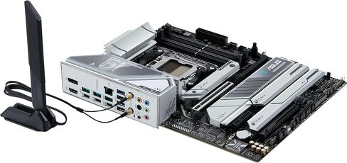 ASUS X870 MAX Gaming WIFI7 AMD AM5 ATX Motherboard, 12+2+1 80A DrMOS, DDR5, PCIe 5.0 x16 Q-Release, 3X M.2, Wi-Fi 7 Q-Antenna, 2.5Gb LAN, USB4® Type-C®, USB-C® 20Gbps, BIOS Flashback™, Aura Sync in Saudi Arabia